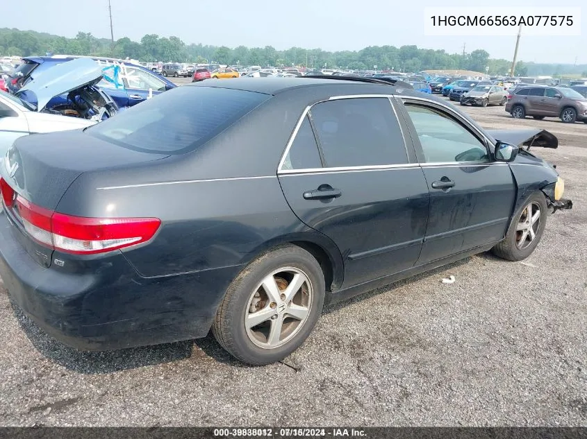 1HGCM66563A077575 2003 Honda Accord 3.0 Ex