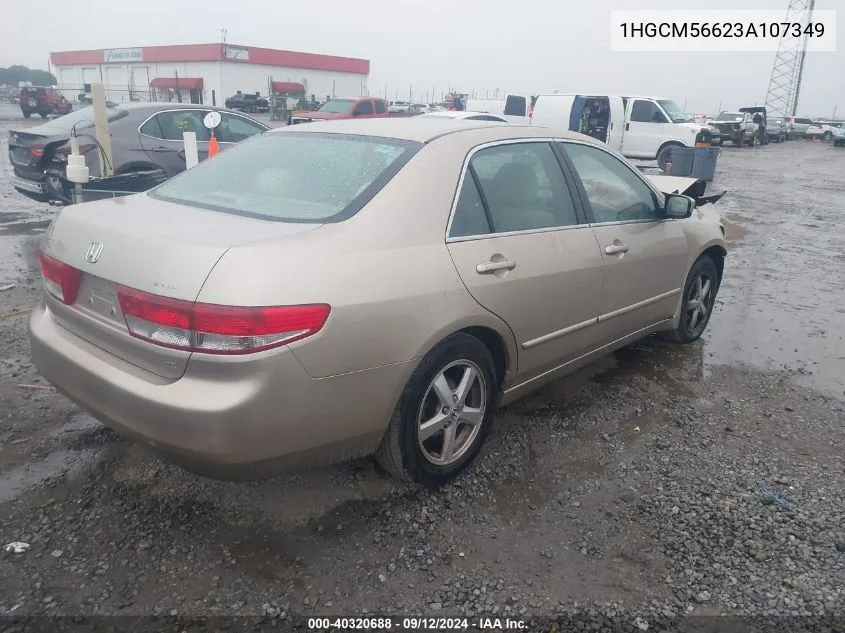 1HGCM56623A107349 2003 Honda Accord Ex