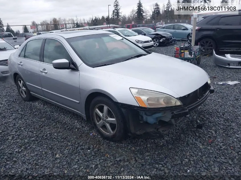 2003 Honda Accord 2.4 Ex VIN: JHMCM56613C011908 Lot: 40836732