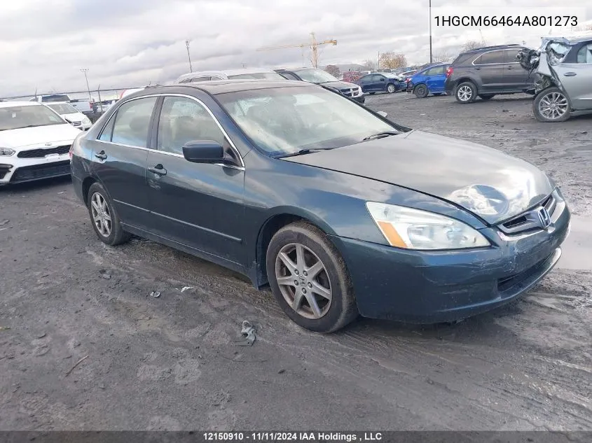 2004 Honda Accord Sdn VIN: 1HGCM66464A801273 Lot: 12150910