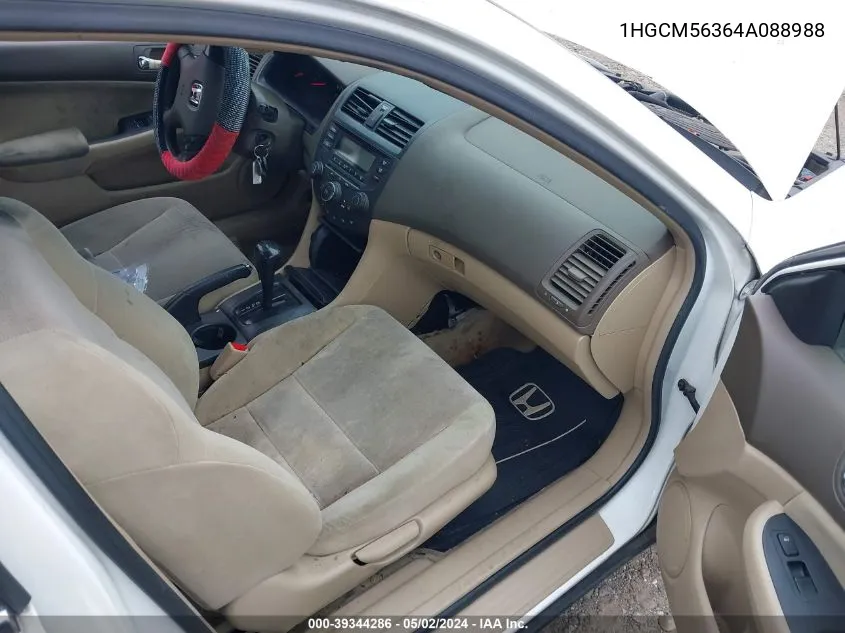 1HGCM56364A088988 2004 Honda Accord 2.4 Lx