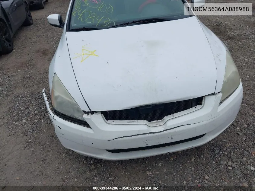 1HGCM56364A088988 2004 Honda Accord 2.4 Lx