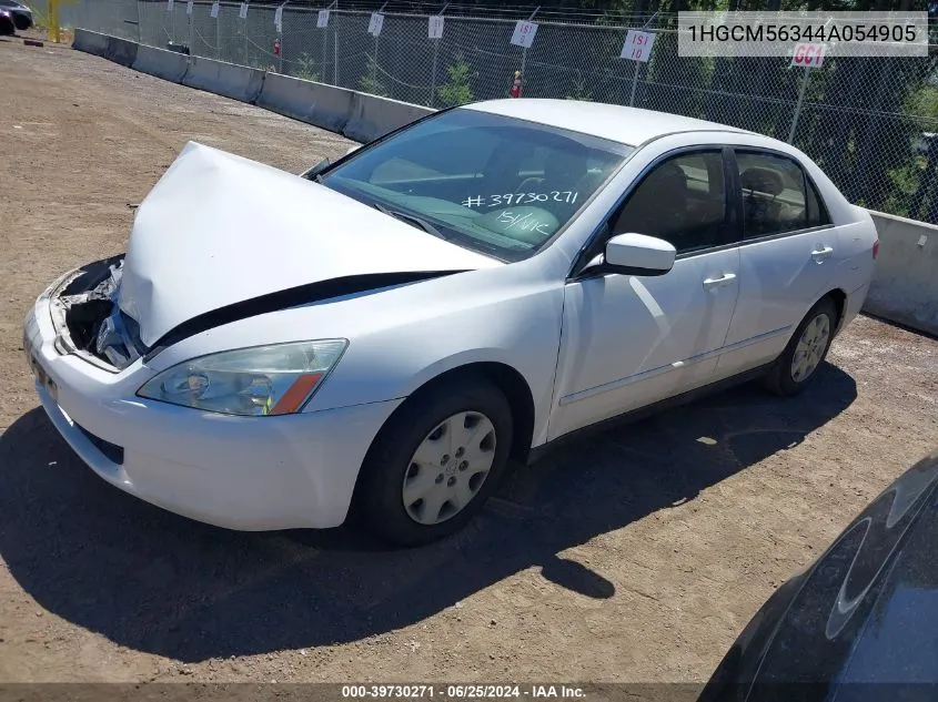 1HGCM56344A054905 2004 Honda Accord 2.4 Lx