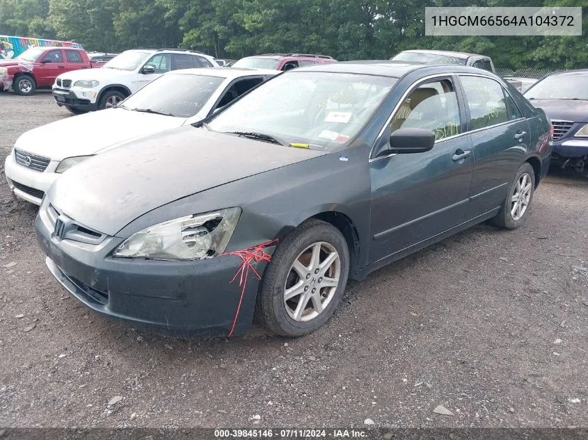 1HGCM66564A104372 2004 Honda Accord 3.0 Ex