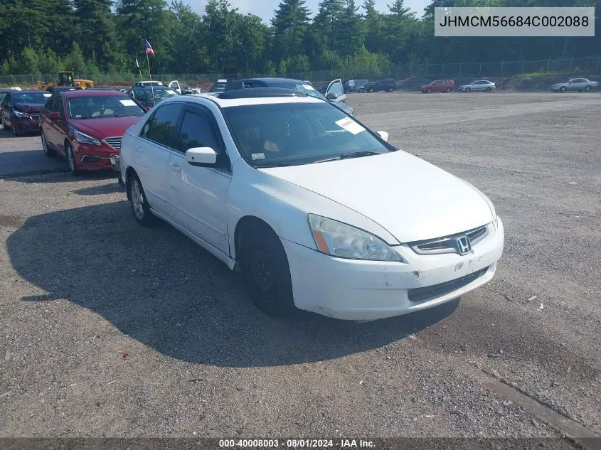 JHMCM56684C002088 2004 Honda Accord 2.4 Ex