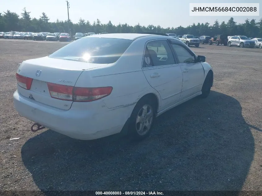 JHMCM56684C002088 2004 Honda Accord 2.4 Ex