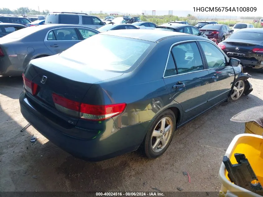 1HGCM56754A100809 2004 Honda Accord 2.4 Ex