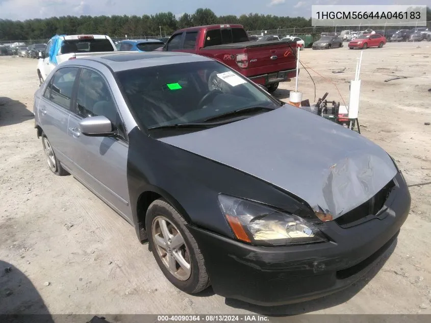 2004 Honda Accord Ex VIN: 1HGCM56644A046183 Lot: 40090364