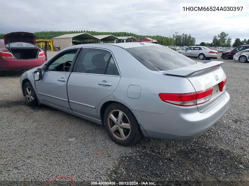 1HGCM66524A030397 2004 Honda Accord 3.0 Ex