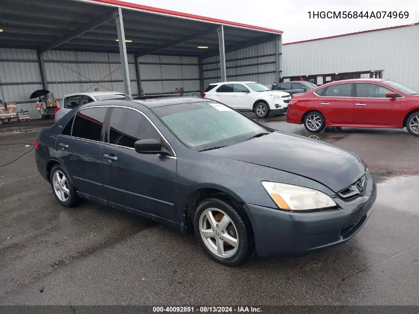 2004 Honda Accord 2.4 Ex VIN: 1HGCM56844A074969 Lot: 40092851