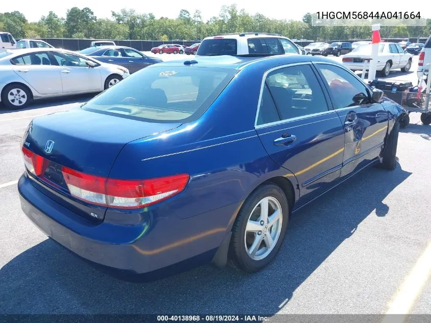 1HGCM56844A041664 2004 Honda Accord 2.4 Ex