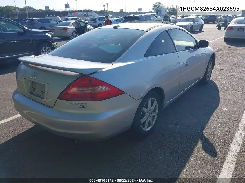 2004 Honda Accord 3.0 Ex VIN: 1HGCM82654A023695 Lot: 40165172