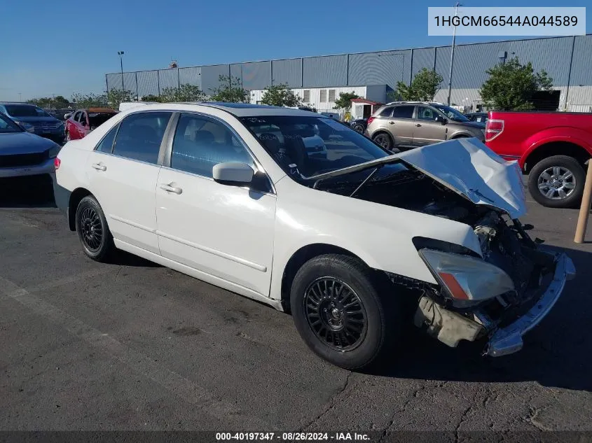 1HGCM66544A044589 2004 Honda Accord 3.0 Ex