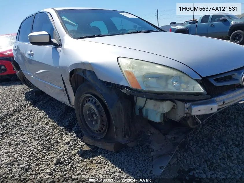 1HGCM56374A121531 2004 Honda Accord 2.4 Lx