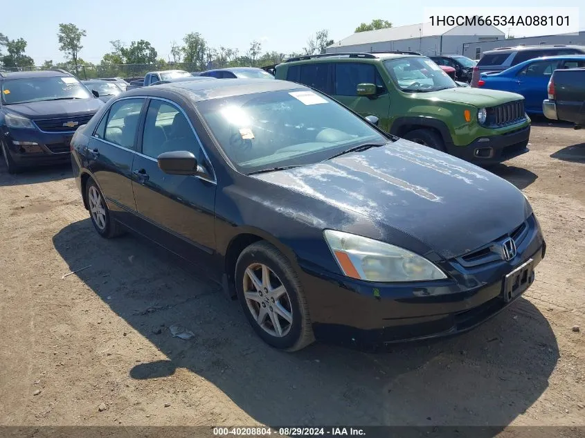 2004 Honda Accord 3.0 Ex VIN: 1HGCM66534A088101 Lot: 40208804