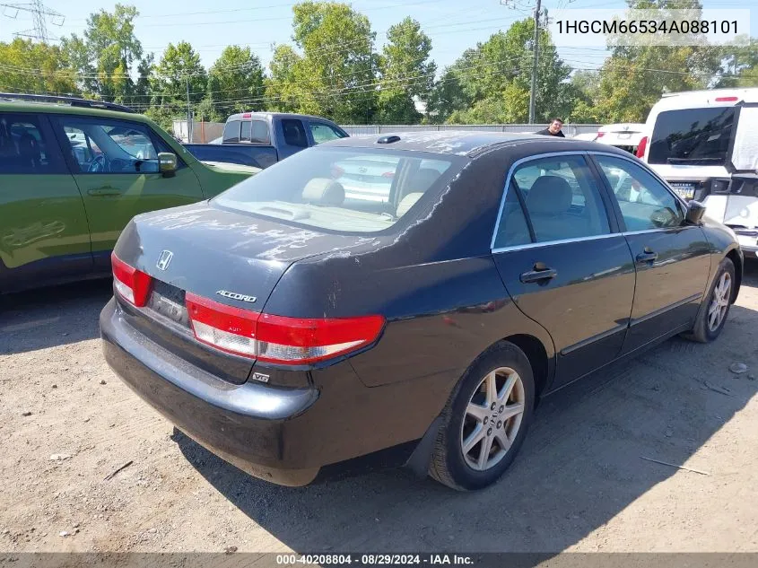 2004 Honda Accord 3.0 Ex VIN: 1HGCM66534A088101 Lot: 40208804