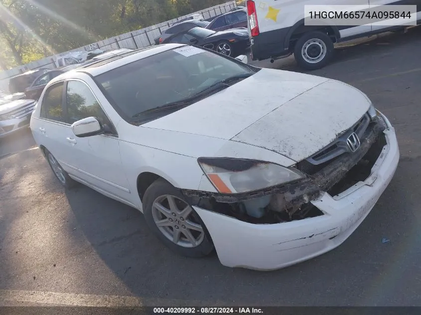 2004 Honda Accord 3.0 Ex VIN: 1HGCM66574A095844 Lot: 40209992