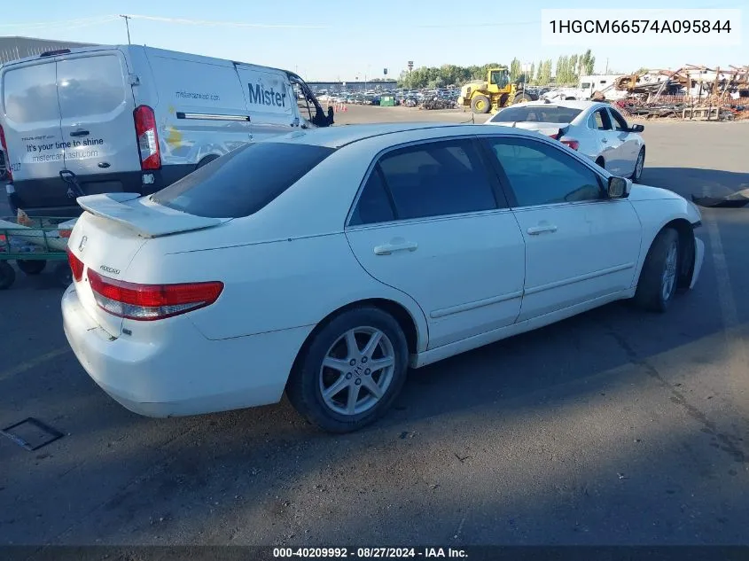 2004 Honda Accord 3.0 Ex VIN: 1HGCM66574A095844 Lot: 40209992