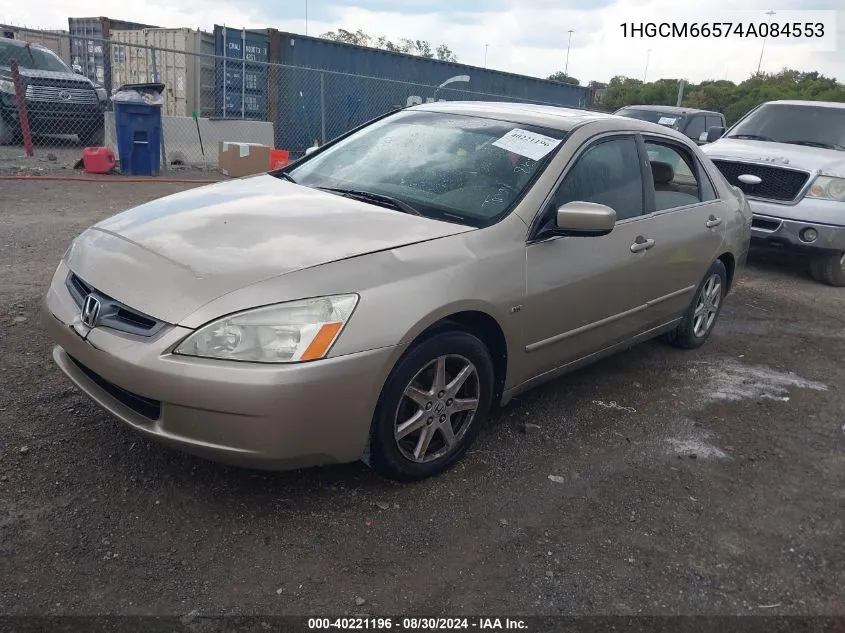 1HGCM66574A084553 2004 Honda Accord 3.0 Ex