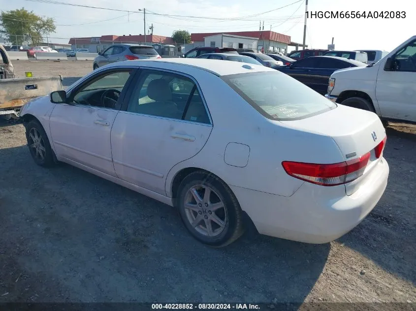 2004 Honda Accord 3.0 Ex VIN: 1HGCM66564A042083 Lot: 40228852