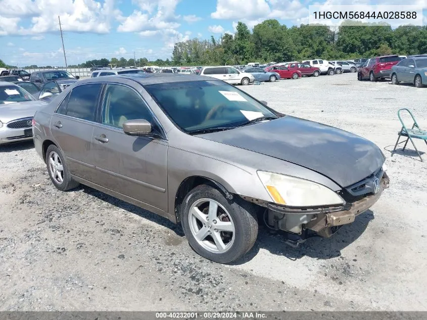 2004 Honda Accord 2.4 Ex VIN: 1HGCM56844A028588 Lot: 40232001