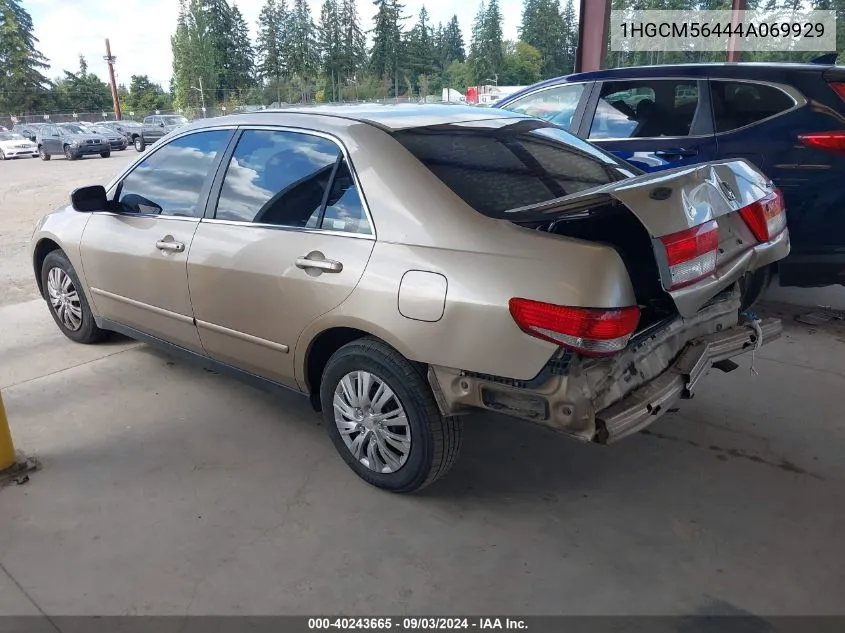 1HGCM56444A069929 2004 Honda Accord 2.4 Lx