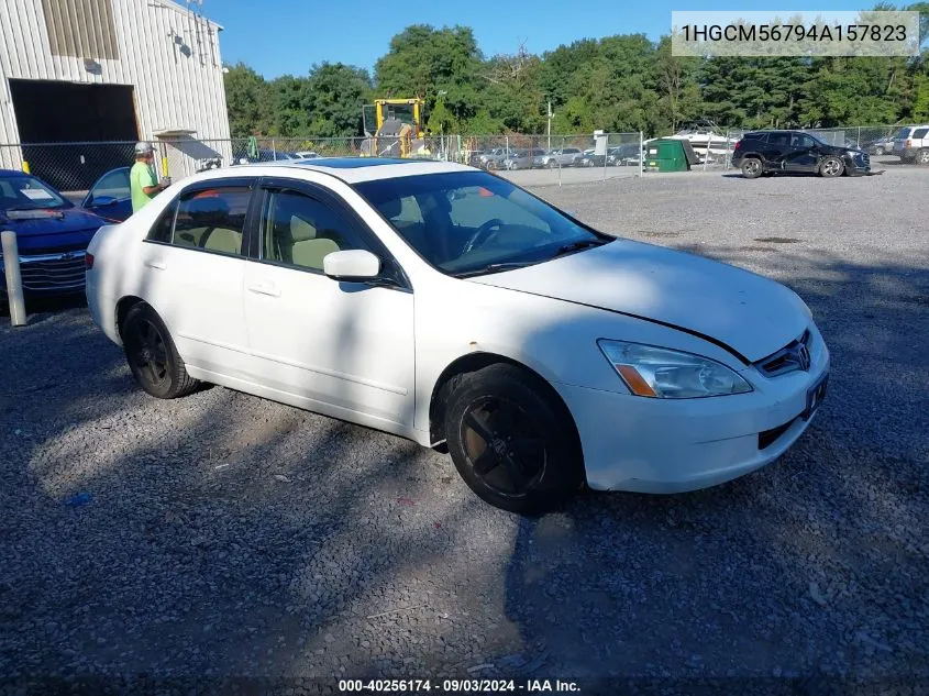 2004 Honda Accord 2.4 Ex VIN: 1HGCM56794A157823 Lot: 40256174