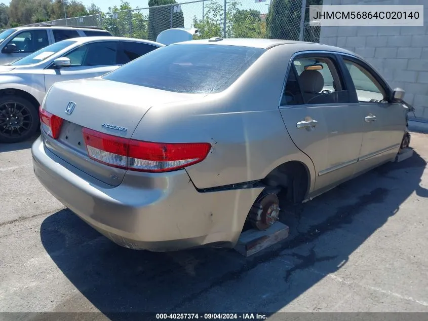 JHMCM56864C020140 2004 Honda Accord 2.4 Ex