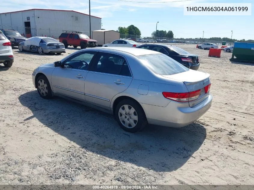 2004 Honda Accord 3.0 Lx VIN: 1HGCM66304A061999 Lot: 40264979