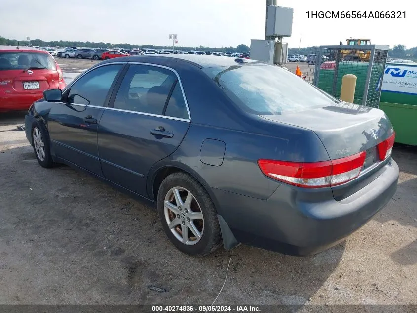 1HGCM66564A066321 2004 Honda Accord Ex