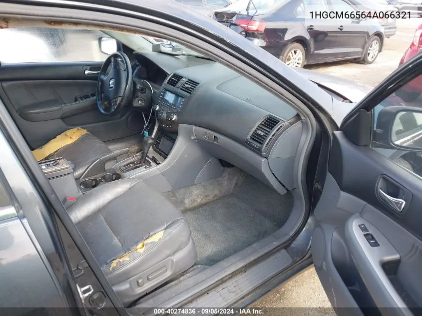 1HGCM66564A066321 2004 Honda Accord Ex