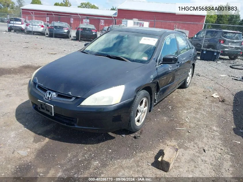 1HGCM56834A001883 2004 Honda Accord 2.4 Ex