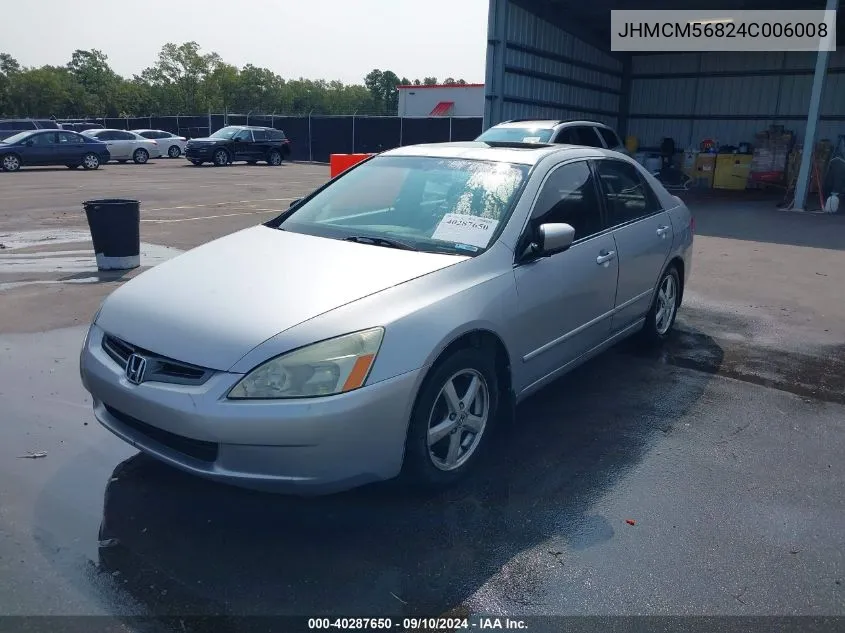 JHMCM56824C006008 2004 Honda Accord 2.4 Ex