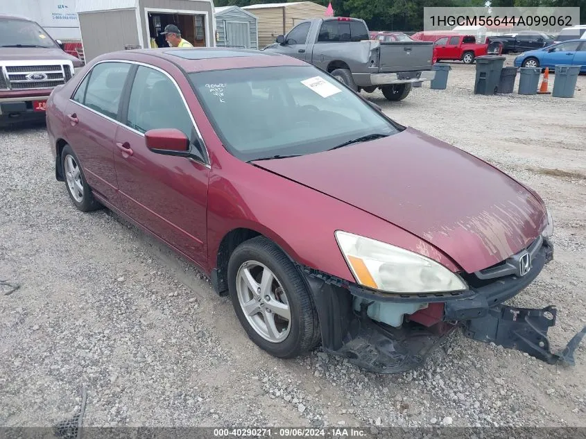 2004 Honda Accord 2.4 Ex VIN: 1HGCM56644A099062 Lot: 40290271