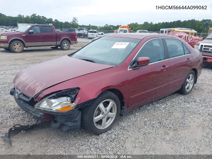 2004 Honda Accord 2.4 Ex VIN: 1HGCM56644A099062 Lot: 40290271