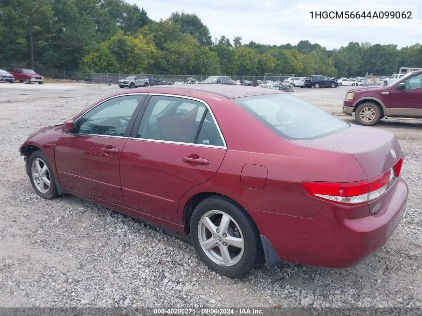 2004 Honda Accord 2.4 Ex VIN: 1HGCM56644A099062 Lot: 40290271