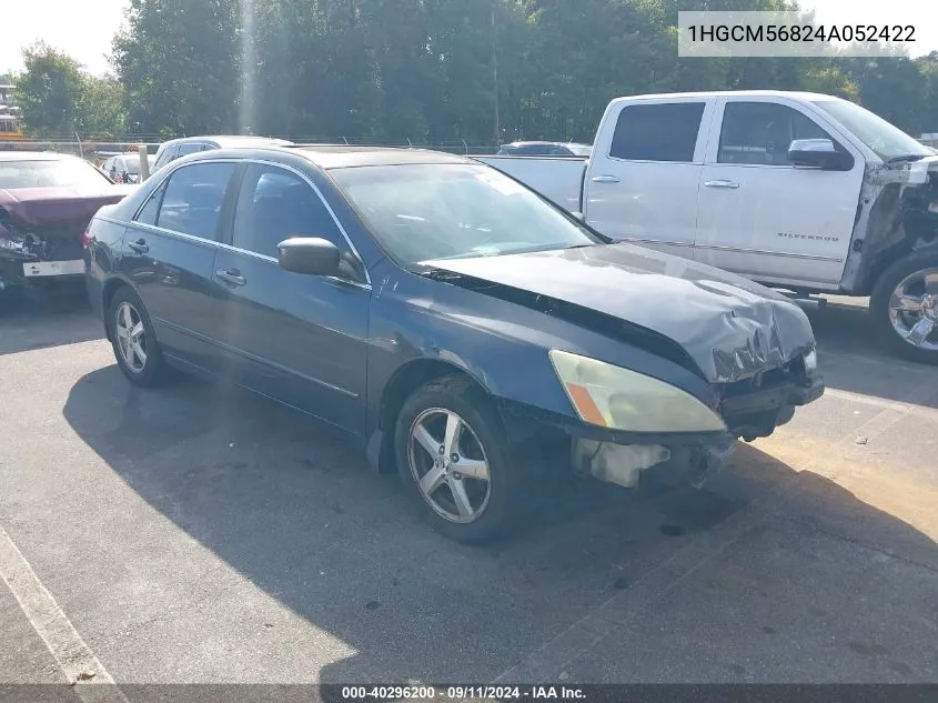 1HGCM56824A052422 2004 Honda Accord Ex