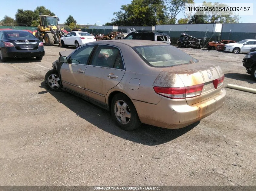 1HGCM56354A039457 2004 Honda Accord 2.4 Lx