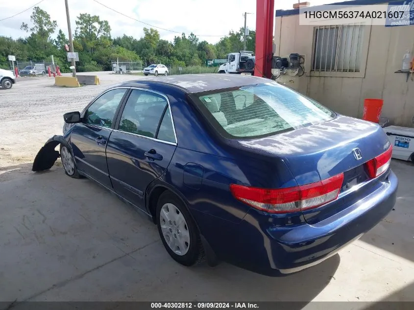 1HGCM56374A021607 2004 Honda Accord 2.4 Lx