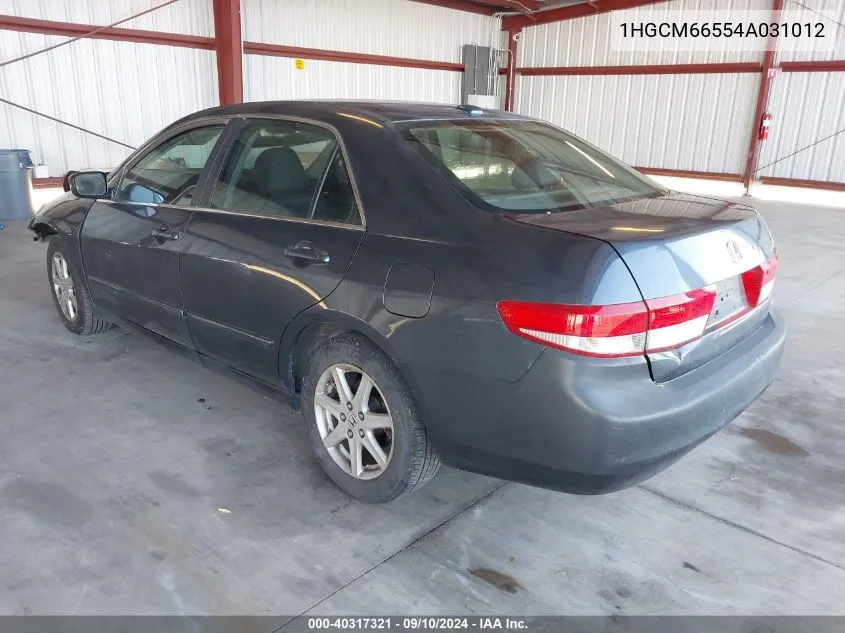 1HGCM66554A031012 2004 Honda Accord 3.0 Ex