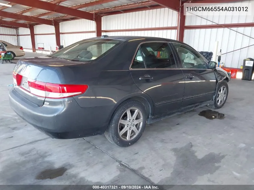 1HGCM66554A031012 2004 Honda Accord 3.0 Ex