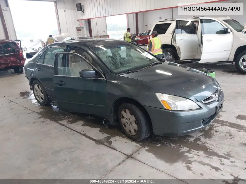 1HGCM56444A057490 2004 Honda Accord Lx