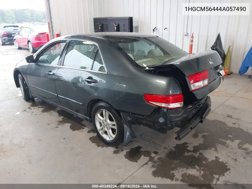 1HGCM56444A057490 2004 Honda Accord Lx