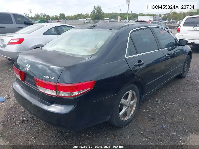 2004 Honda Accord Ex VIN: 1HGCM55824A123734 Lot: 40350772