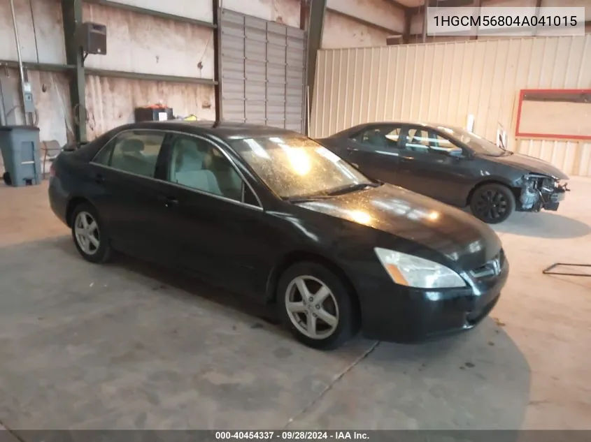 2004 Honda Accord 2.4 Ex VIN: 1HGCM56804A041015 Lot: 40454337