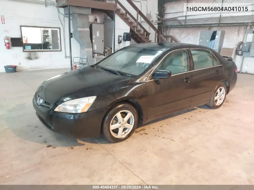 2004 Honda Accord 2.4 Ex VIN: 1HGCM56804A041015 Lot: 40454337