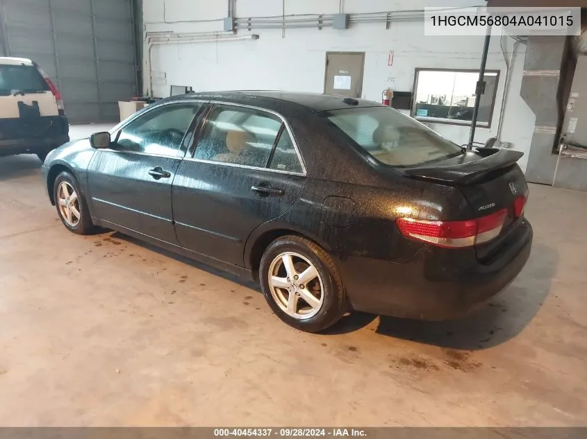 2004 Honda Accord 2.4 Ex VIN: 1HGCM56804A041015 Lot: 40454337