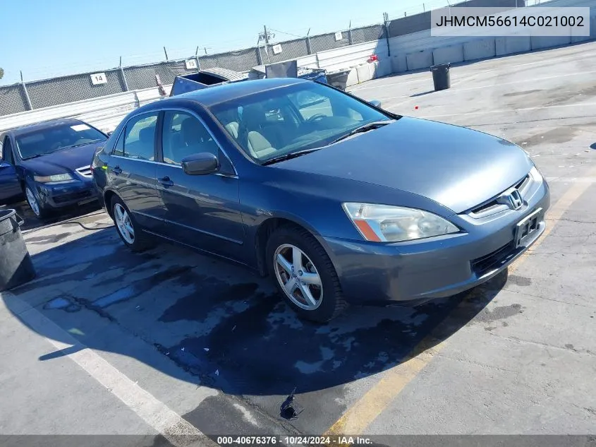 JHMCM56614C021002 2004 Honda Accord 2.4 Ex