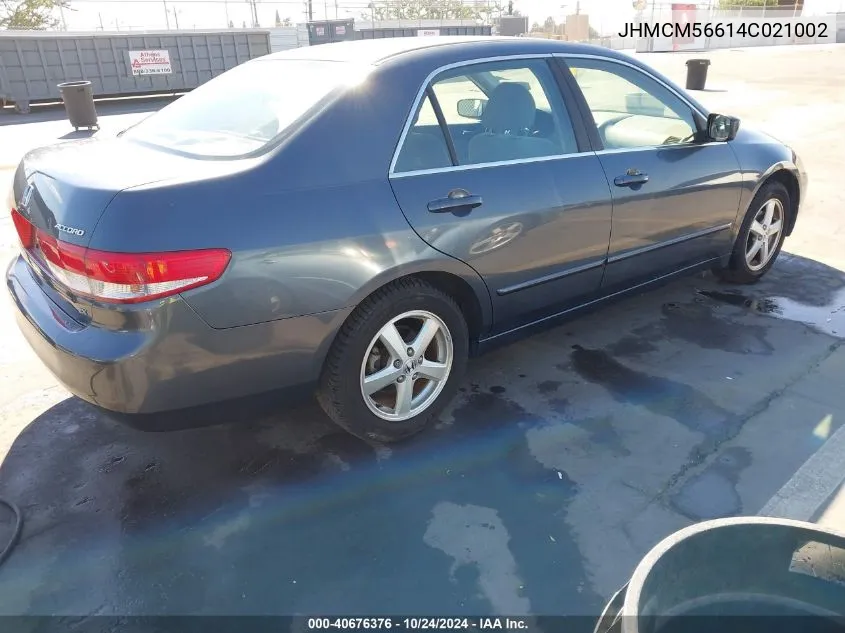 JHMCM56614C021002 2004 Honda Accord 2.4 Ex