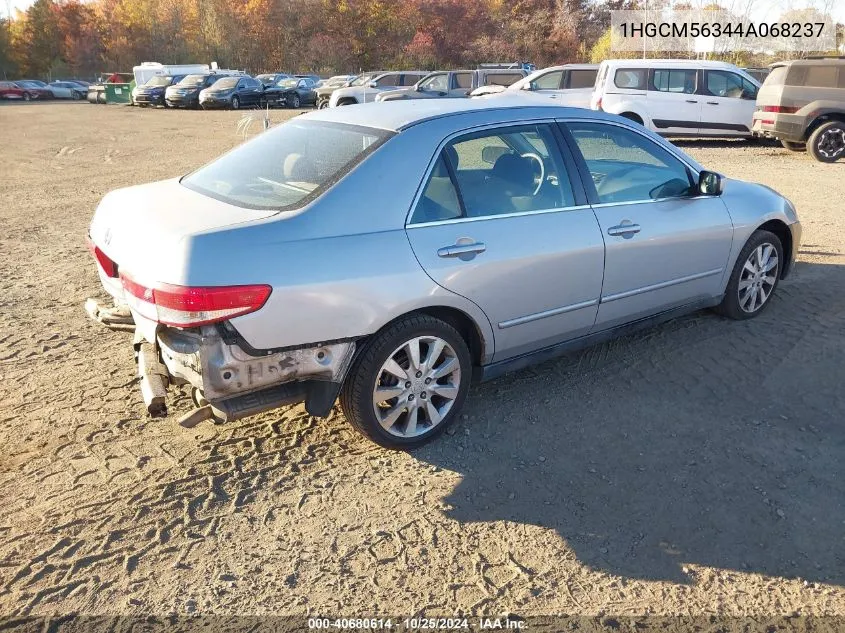 2004 Honda Accord 2.4 Lx VIN: 1HGCM56344A068237 Lot: 40680614